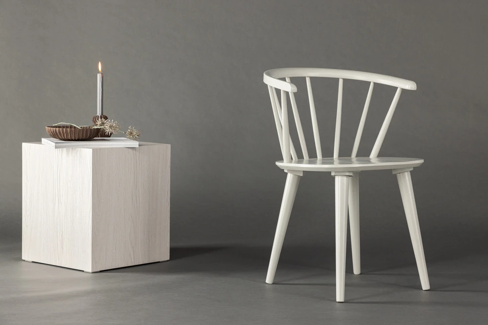 Venture Design Valgomasis kėdė, Bobby 2 vnt., 53x55x76 cm, šviesiai pilka