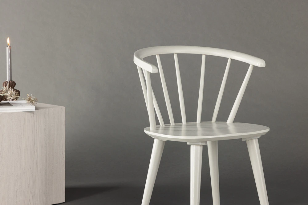 Venture Design Valgomasis kėdė, Bobby 2 vnt., 53x55x76 cm, šviesiai pilka