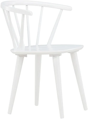 Venture Design Valgomasis kėdė, Bobby 2 vnt., 53x55x76 cm, Balta