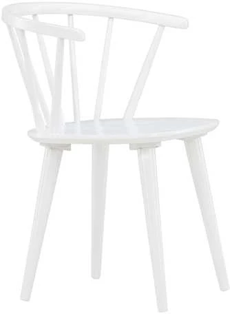 Venture Design Valgomasis kėdė, Bobby 2 vnt., 53x55x76 cm, Balta