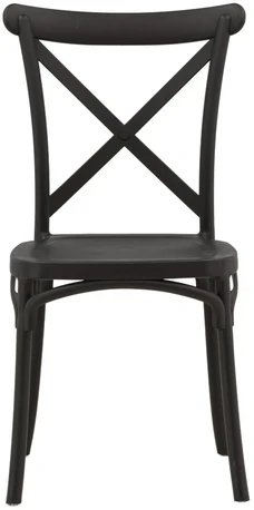 Venture Design Valgomasis kėdė, Crosett, 55x52x90 cm, juoda