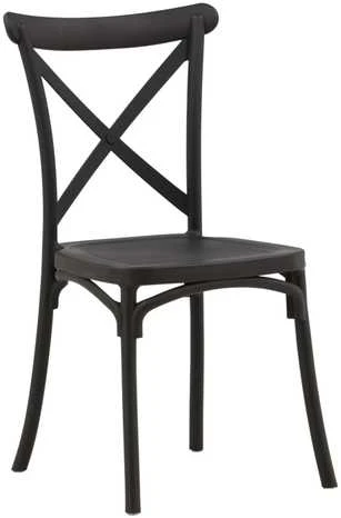 Venture Design Valgomasis kėdė, Crosett, 55x52x90 cm, juoda