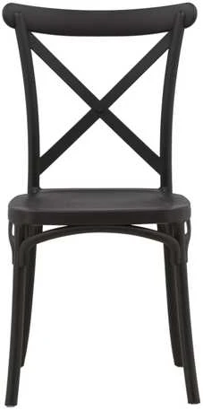Venture Design Valgomasis kėdė, Crosett, 55x52x90 cm, juoda
