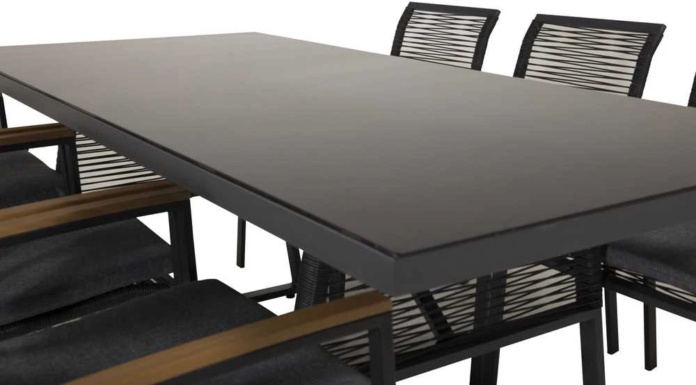Venture Design Valgomasis kėdė, Dallas 2 vnt., 63.5x57x83.5 cm, Juoda