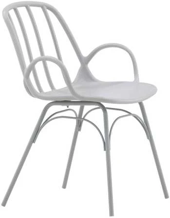 Venture Design Valgomasis kėdė, Dyrön, 59x55x81 cm, šviesiai pilka
