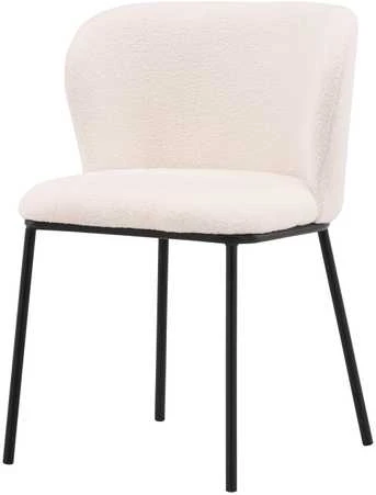 Venture Design Valgomasis kėdė, Edina, 56x55x76 cm, Balta