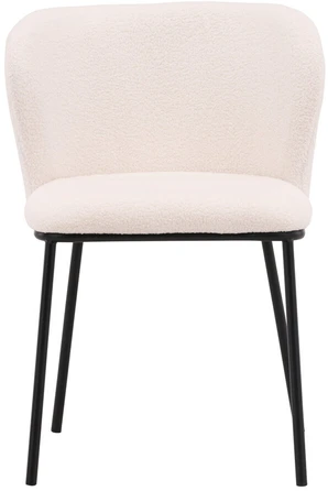 Venture Design Valgomasis kėdė, Edina, 56x55x76 cm, Balta