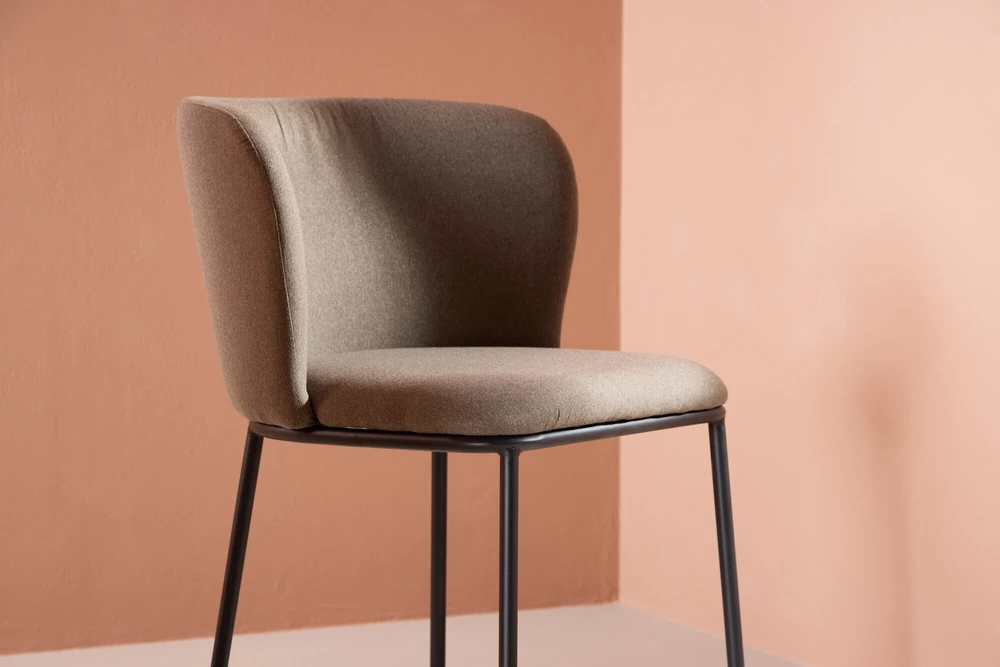 Venture Design Valgomasis kėdė, Edina, 56x58x76 cm, Ruda