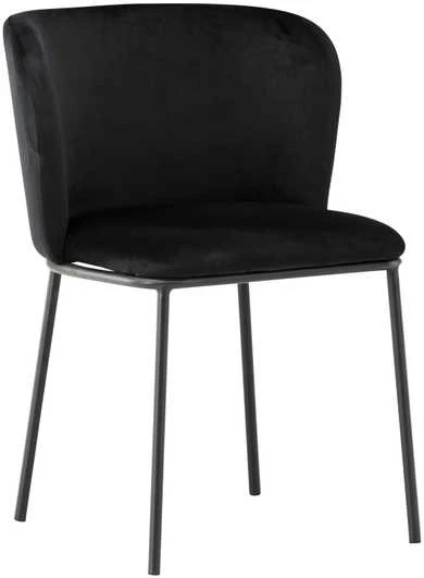 Venture Design Valgomasis kėdė, Edina, 56x58x76 cm, Juoda