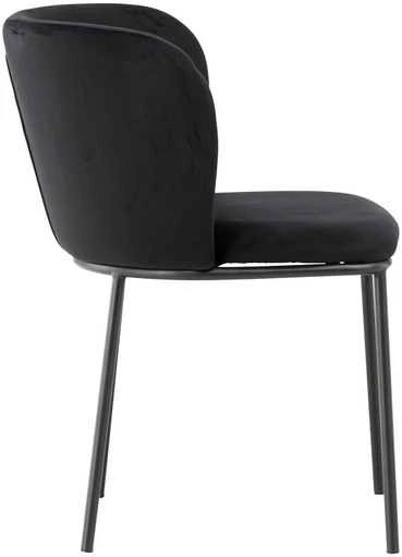 Venture Design Valgomasis kėdė, Edina, 56x58x76 cm, Juoda