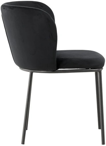 Venture Design Valgomasis kėdė, Edina, 56x58x76 cm, Juoda