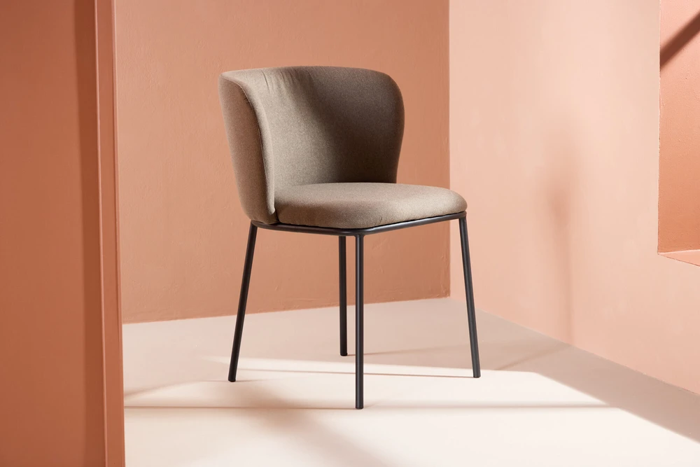 Venture Design Valgomasis kėdė, Edina, 56x58x76 cm, Ruda