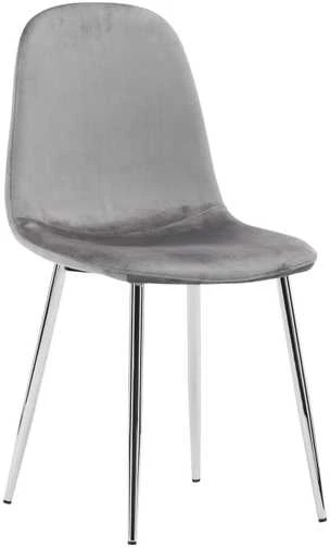Venture Design Valgomasis kėdė, Eva 2 vnt., 42x44.5x89 cm, šviesiai pilka