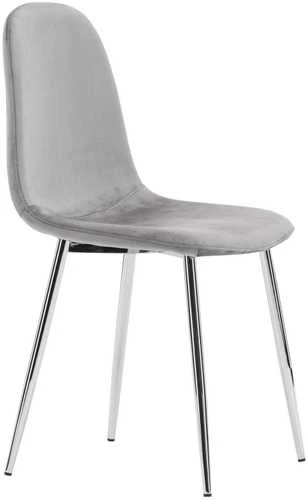 Venture Design Valgomasis kėdė, Eva 2 vnt., 42x44.5x89 cm, šviesiai pilka