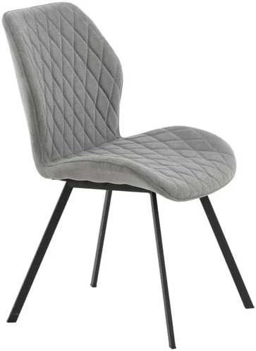 Venture Design Valgomasis kėdė, Gemma, 2 vnt., 63x50x90 cm, Pilka
