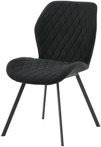 Venture Design Valgomasis kėdė, Gemma 2 vnt., 63x50x90 cm, Juoda
