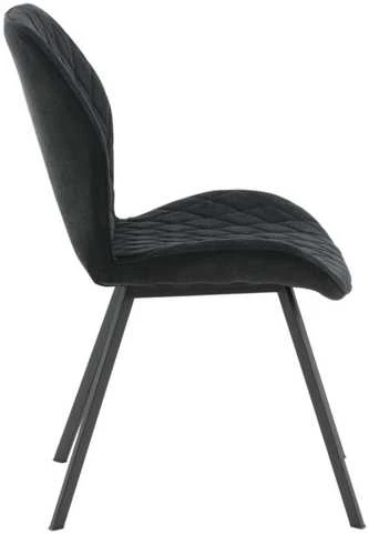 Venture Design Valgomasis kėdė, Gemma 2 vnt., 63x50x90 cm, Juoda