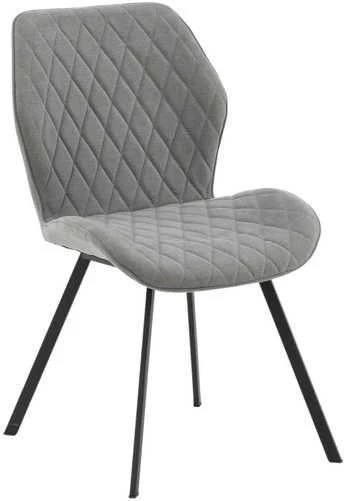 Venture Design Valgomasis kėdė, Gemma, 2 vnt., 63x50x90 cm, Pilka