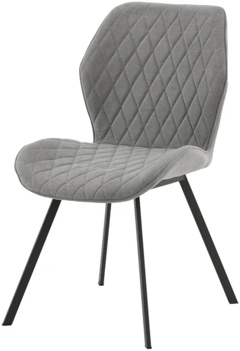 Venture Design Valgomasis kėdė, Gemma, 2 vnt., 63x50x90 cm, Pilka
