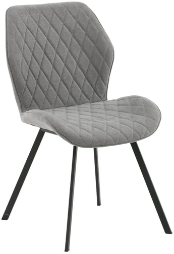 Venture Design Valgomasis kėdė, Gemma, 2 vnt., 63x50x90 cm, Pilka