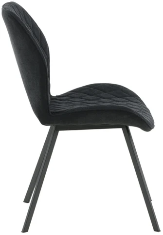 Venture Design Valgomasis kėdė, Gemma 2 vnt., 63x50x90 cm, Juoda