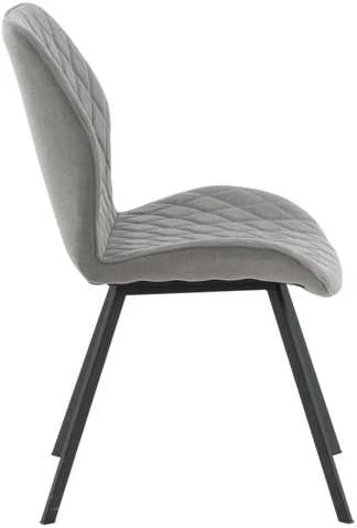 Venture Design Valgomasis kėdė, Gemma, 2 vnt., 63x50x90 cm, Pilka