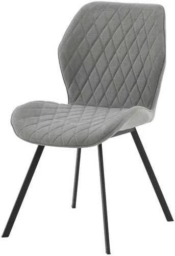 Venture Design Valgomasis kėdė, Gemma, 2 vnt., 63x50x90 cm, Pilka