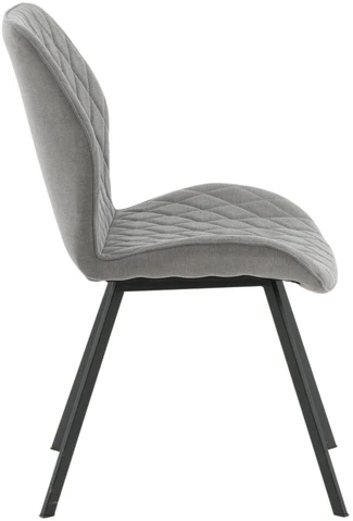 Venture Design Valgomasis kėdė, Gemma, 2 vnt., 63x50x90 cm, Pilka