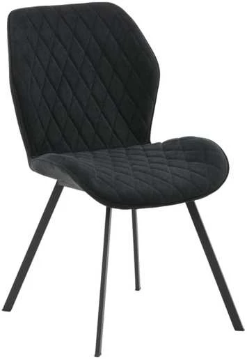 Venture Design Valgomasis kėdė, Gemma 2 vnt., 63x50x90 cm, Juoda