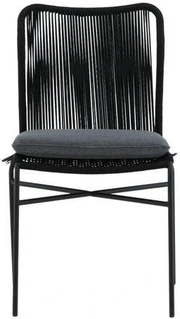 Venture Design Valgomasis kėdė, Julian 4 vnt., 67x53x88 cm, Juoda