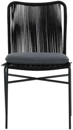 Venture Design Valgomasis kėdė, Julian 4 vnt., 67x53x88 cm, Juoda