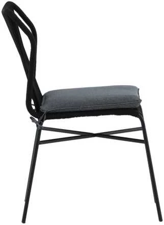 Venture Design Valgomasis kėdė, Julian 4 vnt., 67x53x88 cm, Juoda