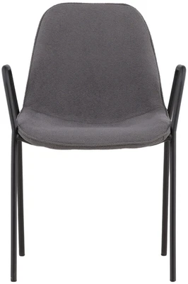 Venture Design Valgomasis kėdė, Klädesholmen 2 vnt., 60x56x80 cm, Tamsiai pilka