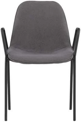 Venture Design Valgomasis kėdė, Klädesholmen 2 vnt., 60x56x80 cm, Tamsiai pilka
