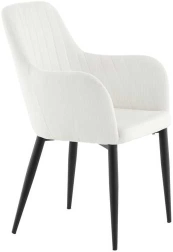 Venture Design Valgomasis kėdė, Komfortas Manchesteris 2 vnt., 93x57 cm, kreminė spalva