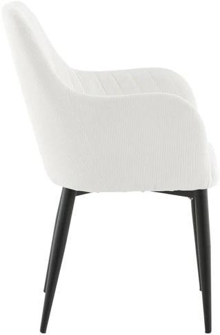 Venture Design Valgomasis kėdė, Komfortas Manchesteris 2 vnt., 93x57 cm, kreminė spalva