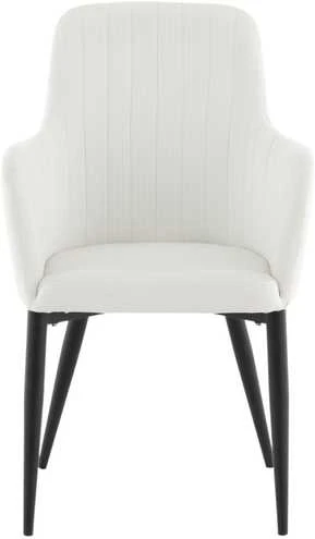 Venture Design Valgomasis kėdė, Komfortas Manchesteris 2 vnt., 93x57 cm, kreminė spalva