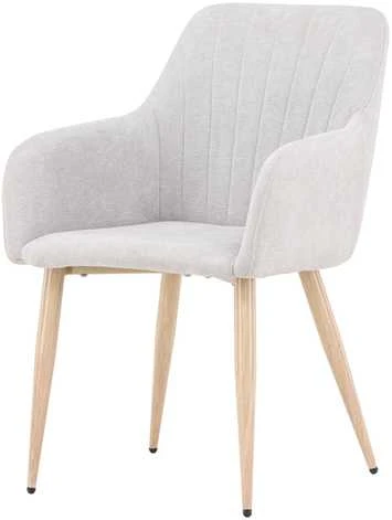 Venture Design Valgomasis kėdė, Komfortas, 62.5x50x83.5 cm, Šviesiai pilka