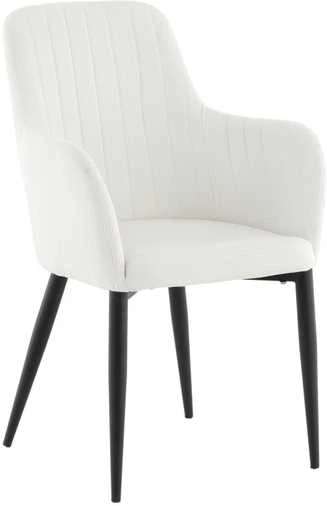 Venture Design Valgomasis kėdė, Komfortas Manchesteris 2 vnt., 93x57 cm, kreminė spalva