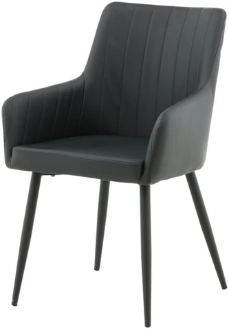 Venture Design Valgomasis kėdė, Komfortas 2 vnt., 61x58x92 cm, Juoda