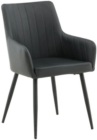 Venture Design Valgomasis kėdė, Komfortas 2 vnt., 61x58x92 cm, Juoda