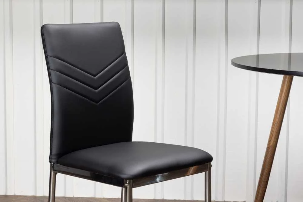 Venture Design Valgomasis kėdė, Lelija 2 vnt., 43x40x88.5 cm, Juoda