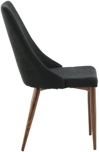 Venture Design Valgomasis kėdė, Leone 2 vnt., 50x46.5x91 cm, Juoda