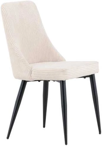 Venture Design Valgomasis kėdė, Leone 2 vnt., 57x48x89 cm, kreminė spalva