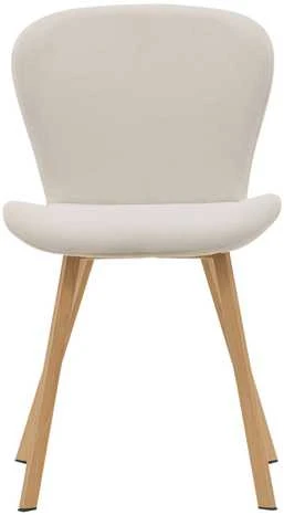 Venture Design Valgomasis kėdė, Lilja 2 vnt., 50x48x80 cm, kreminė spalva