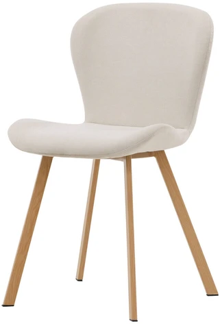 Venture Design Valgomasis kėdė, Lilja 2 vnt., 50x48x80 cm, Bėžinės spalva