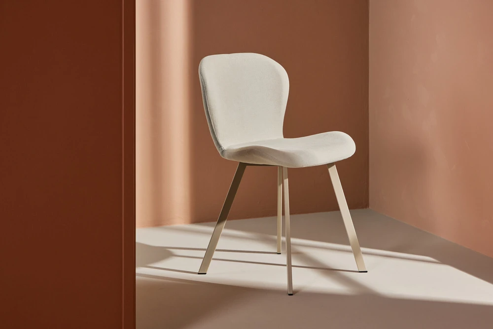 Venture Design Valgomasis kėdė, Lilja 2 vnt., 55x48x80 cm, Bėžinės spalva