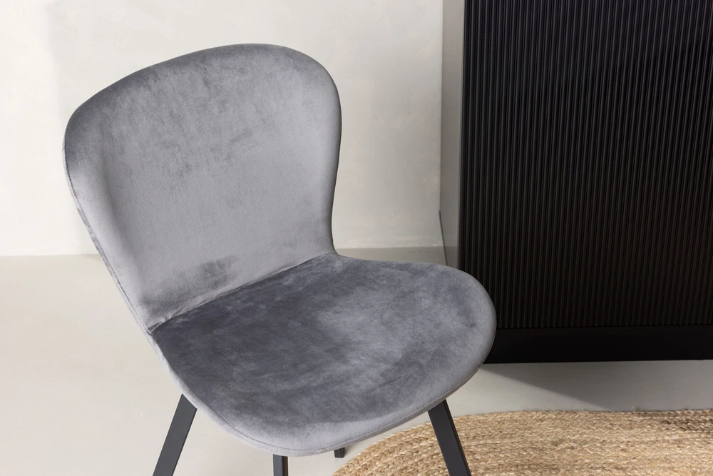 Venture Design Valgomasis kėdė, Lilja, 50x48x80 cm, Pilka