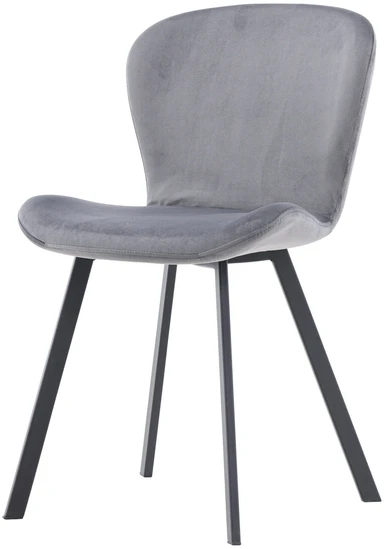 Venture Design Valgomasis kėdė, Lilja, 50x48x80 cm, Pilka
