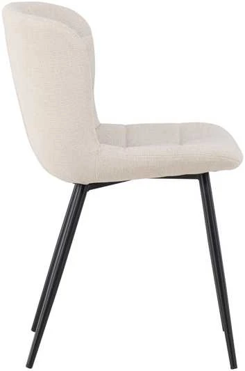 Venture Design Valgomasis kėdė, Lily, 56x51x80 cm, kreminė spalva